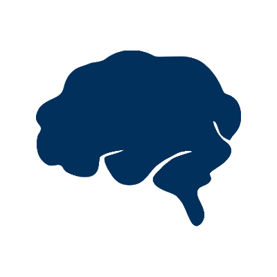 Outline of a human brain